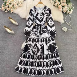 Motif reflection dress