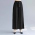 Palazzo pleated pants with sash