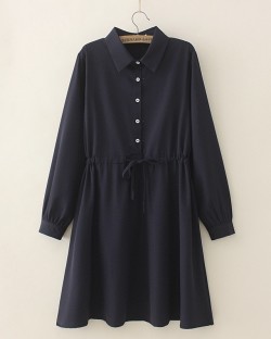 LM+ Drawstring tunic dress