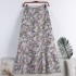 Floral motif skirt