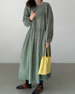 Corduroy dress