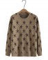 LM+ Star knit pullover