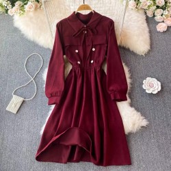 Combination pinafore dress