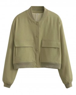 Short bomber jacket