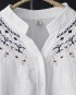 LM+ Embroidery detail blouse