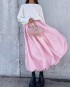 Shimmer pouf skirt