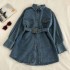 Denim Tunic with Sash