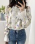 Allover floral blouse