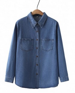 LM+ Denim blouse