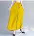 Palazzo pleated pants with sash