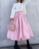 Shimmer pouf skirt