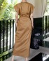 Wrap dress with sash