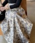 Porcelain motif skirt