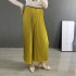 Pleated palazzo pants