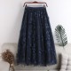 Floral Applique Skirt