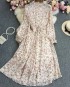 Floral chiffon dress