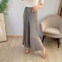 Pleated palazzo pants