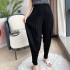 Pleated tapered pants