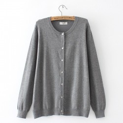 LM+ Knit button cardigan