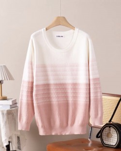 LM+  Geometric knit pullover