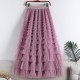 Long tutu tiered skirt