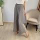 Pleated palazzo pants