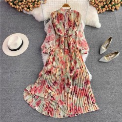 Floral motif dress