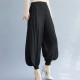 Pleated harem pants