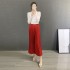 Pleated palazzo pants