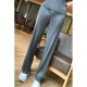 Pleated basic pants