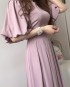 Bishop sleeves dress