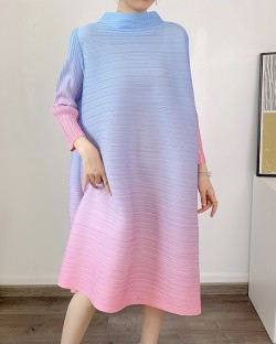 Pleated Ombre dress