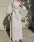 Long eyelet dress