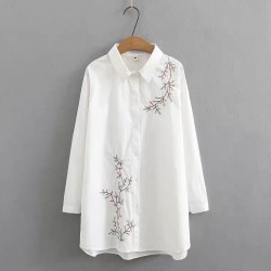 LM+ Floral Embroidered Shirt