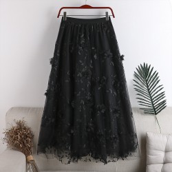 Floral Applique Skirt