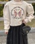 Butterfly statement pullover