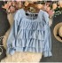 Tiered ruffle blouse