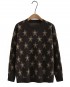 LM+ Star knit pullover