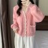 Heart button knit cardigan