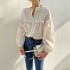 Blouse with ruffle