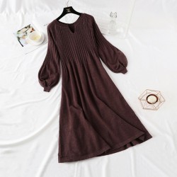 Bell Sleeve Knit Dress