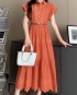 Eyelet dress with inner slipdress