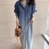 Ombre denim dress