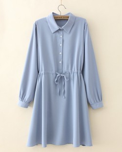 LM+ Drawstring tunic dress