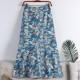 Floral motif skirt