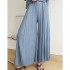 Pleated palazzo pants