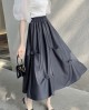 Rosette detail skirt