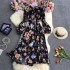 Floral print dress