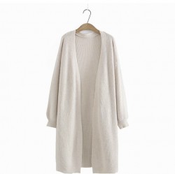 LM+ Long knit cardigan