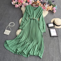 V-neck dress